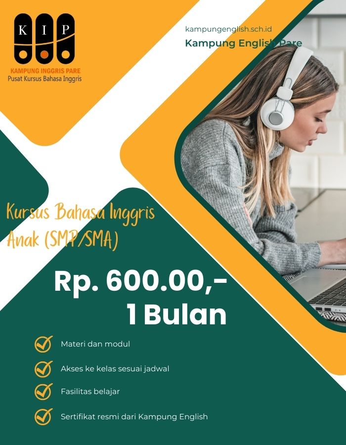 Thumbnail: Kursus Bahasa Inggris Anak (SMP/SMA) 1 Bulan