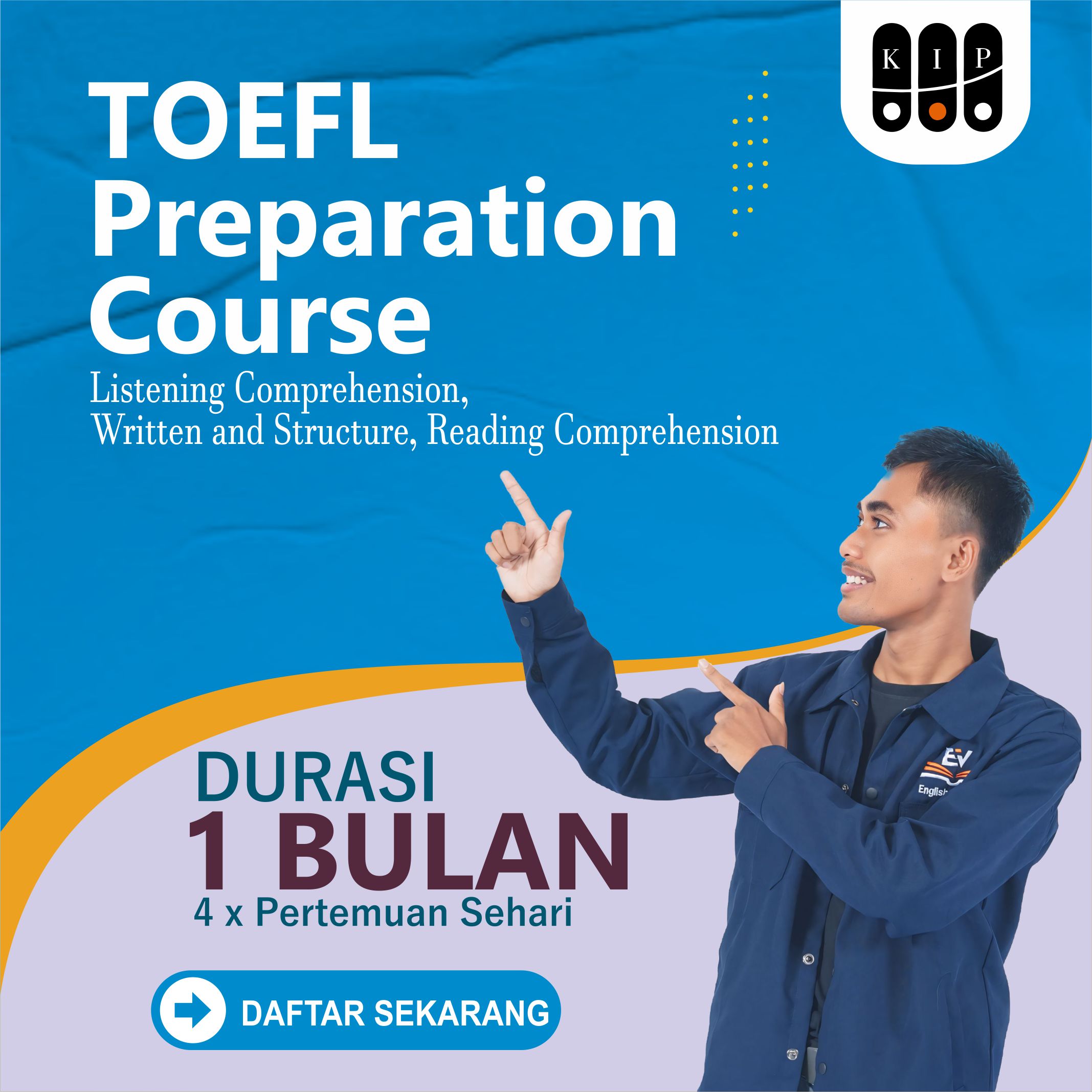 Program Kursus TOEFL 1 Bulan Kampung Inggris Pare
